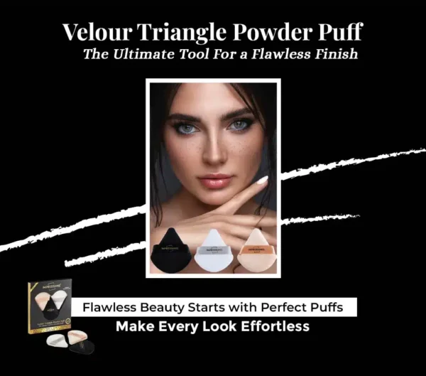 Ultra-Soft Triangle Powder Puff Set