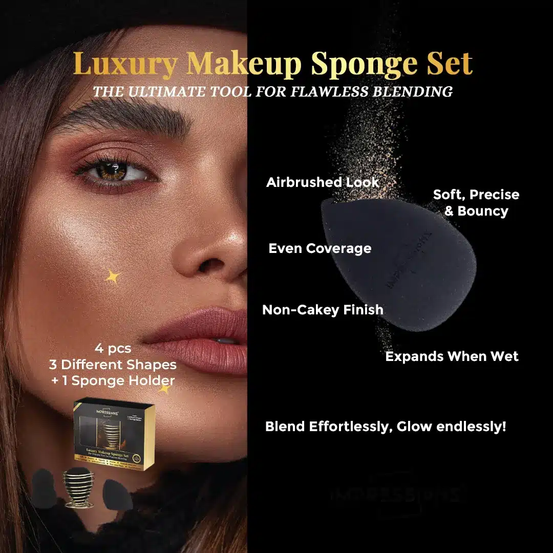– Impressionz® Beauty, Skincare, Cosmetics &Amp;Amp; Makeup Tools Premium Makeup Sponge Set