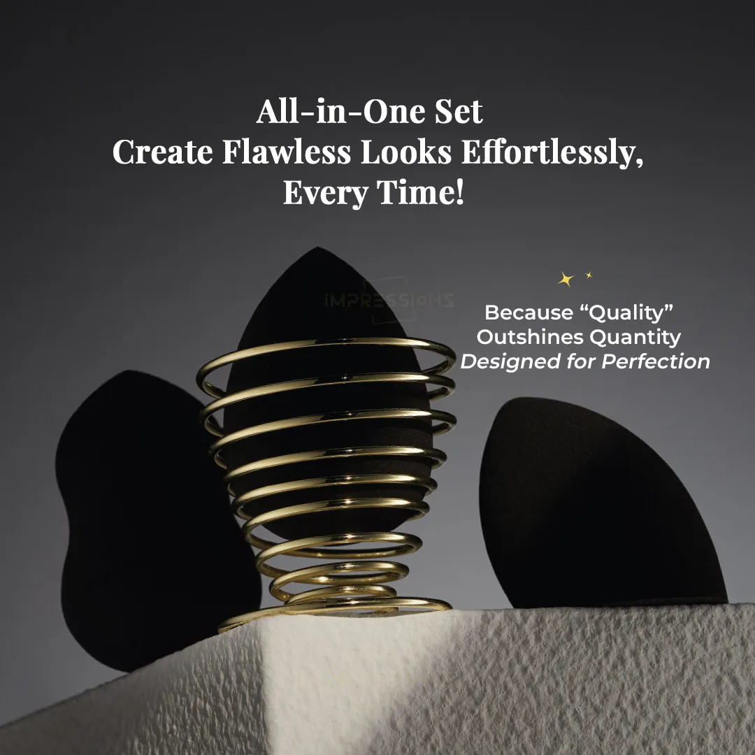 The Best Multi-Use Makeup Sponge: One Tool, Endless Possibilities – Impressionz® Beauty, Skincare, Cosmetics &Amp; Makeup Tools Premium Makeup Sponge Set With Sponge Holder
Luxury Makeup Sponge