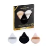 Velour Triangle Powder Puff Set