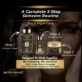 3 Step Skincare Set Routine Day And Night With Micellar Cleanser Snail Serum And Moisturizing Cream For Skin Repair And Glowing Smooth Skin