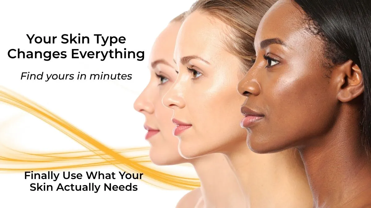skin type test to identify your skin type and get personalized skincare routine and recommendations